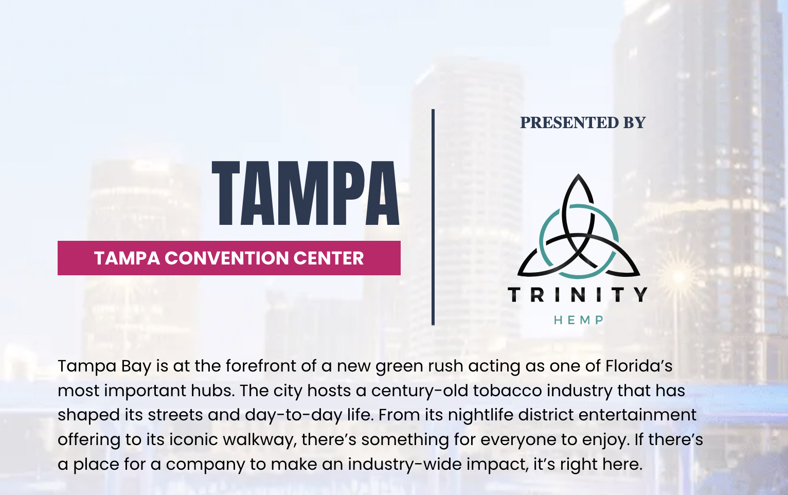 Visuel Convention Tampa Center