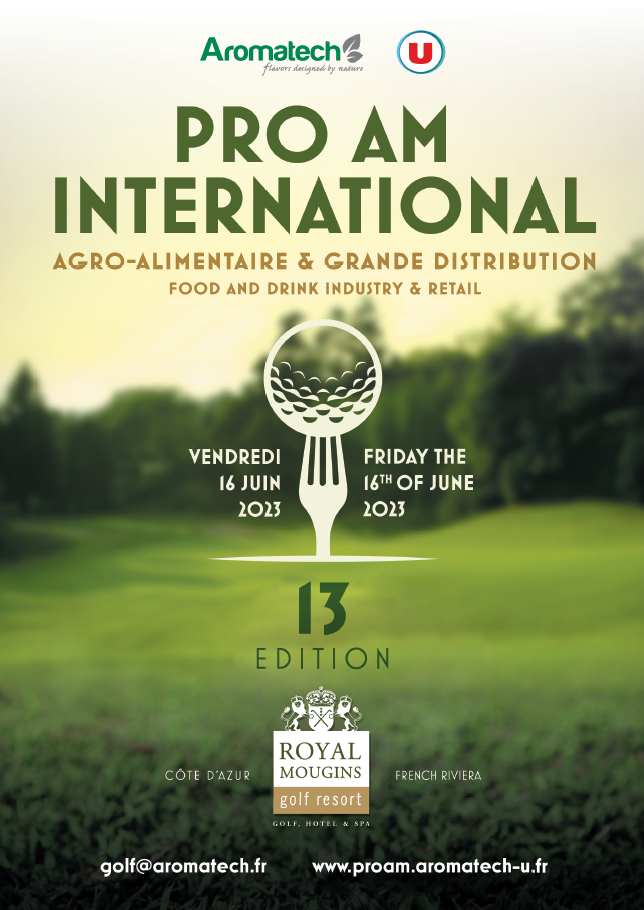 Création Visuel pour le post :Aromatech & Système U: the 13th edition of the Food & Drink industry & Large Retailers International Pro Am !