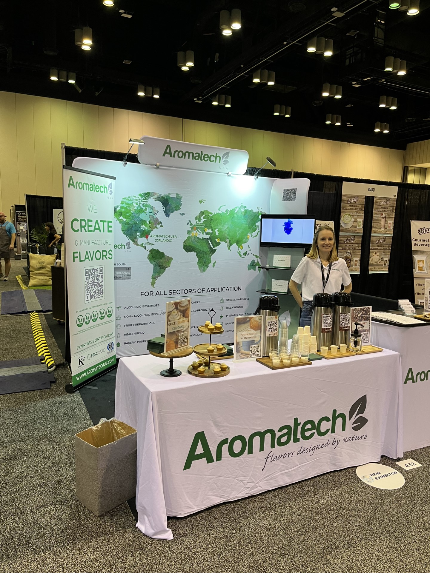 Aromatech USA exhibits at Coffee Fest Orlando at the Orange County Convention Center
