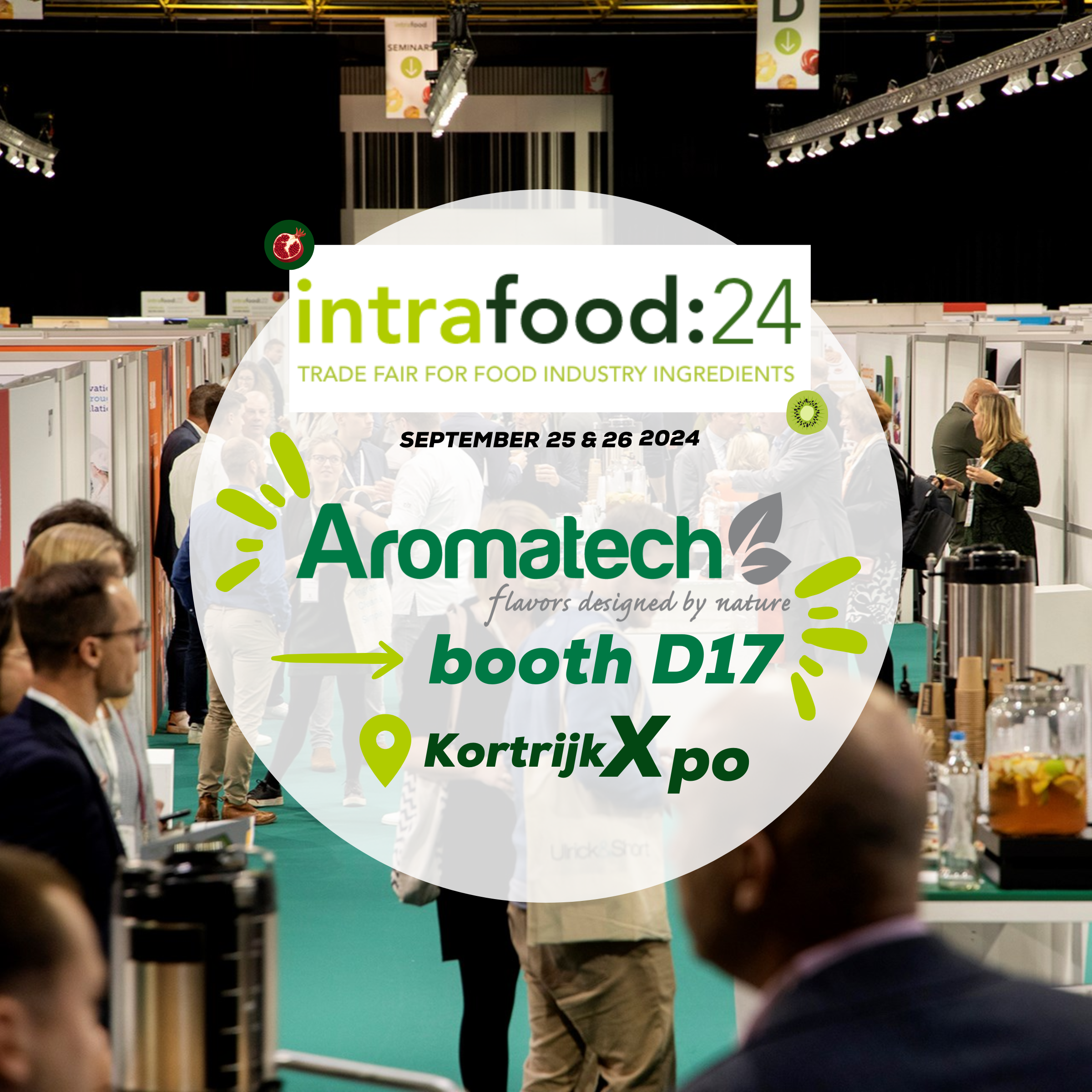 Création Visuel pour le post :Intrafood 2024: Come and meet us!