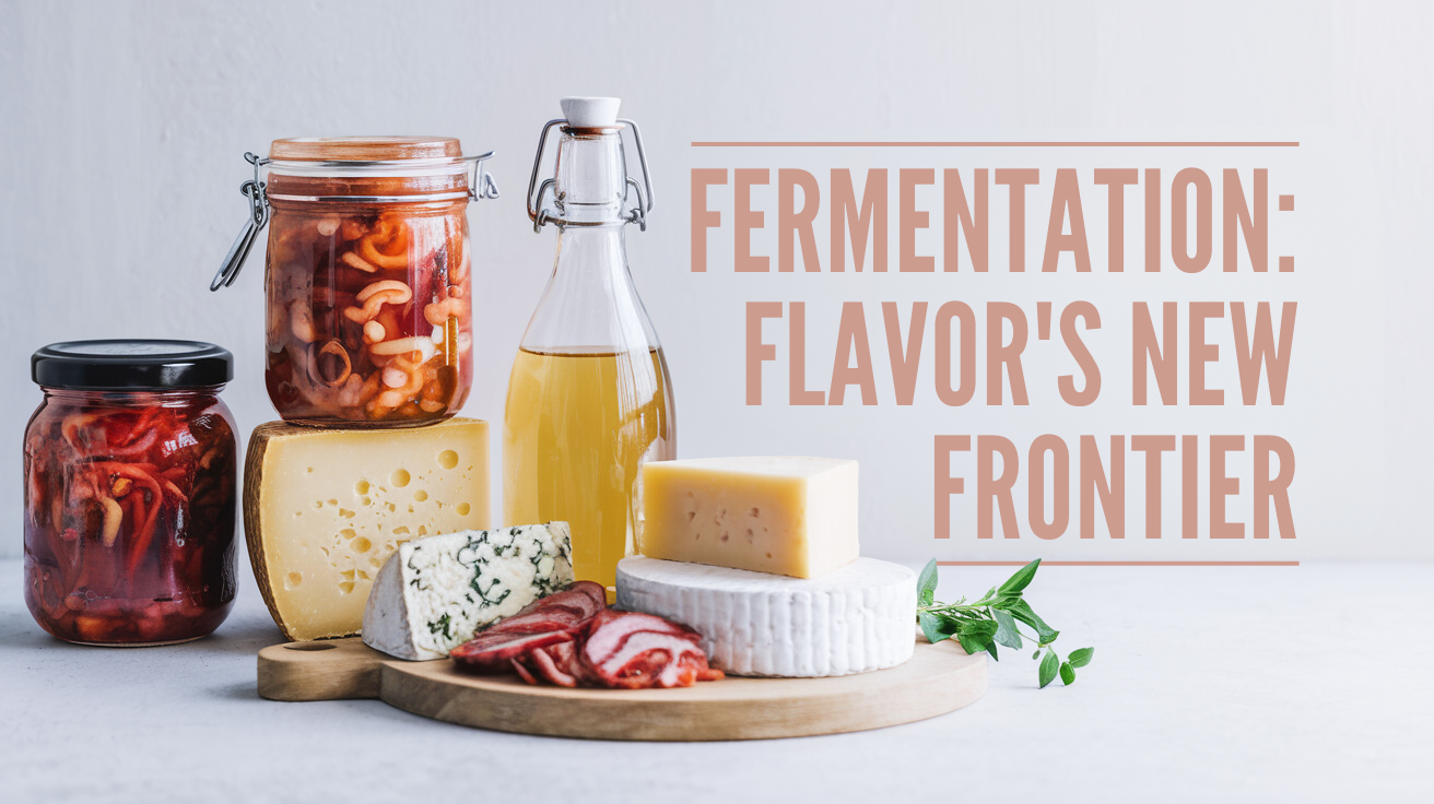 Création Visuel pour le post :Fermentación: La nueva frontera del sabor