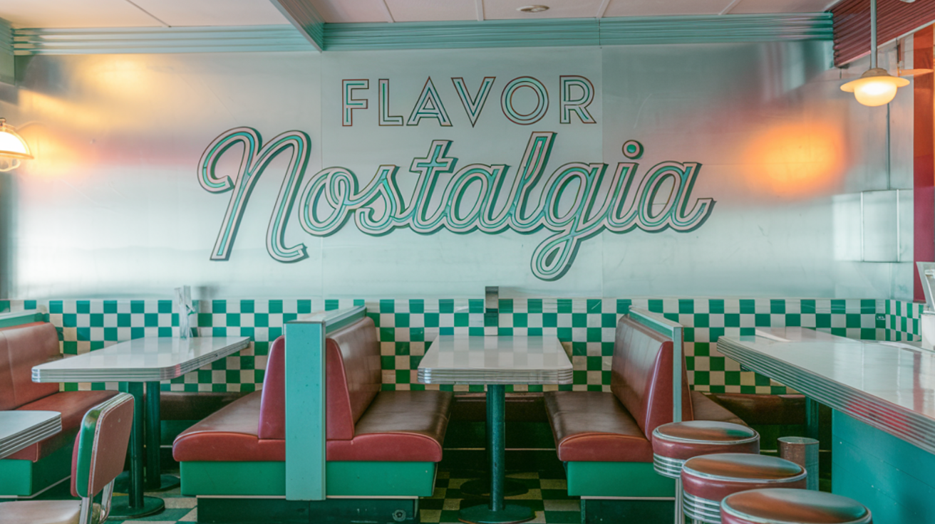 Création Visuel pour le post :Flavor Nostalgia: Why We Crave the Tastes of Our Childhood