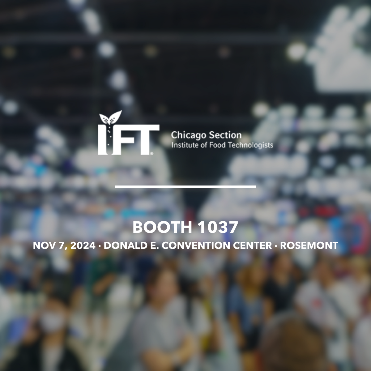 Création Visuel pour le post :Aromatech en la IFT Suppliers Expo 2024 de la sección de Chicago