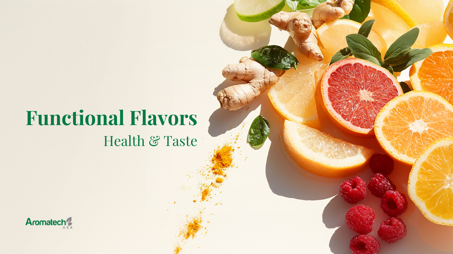 Création Visuel pour le post :Functional Flavors: Health & Taste