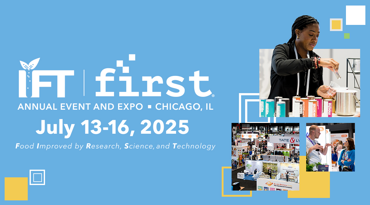 Création Visuel pour le post :Aromatech at IFT FIRST 2025 – Natural Flavor Innovation
