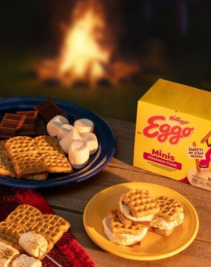 Breakfast meets campfire once s’more.