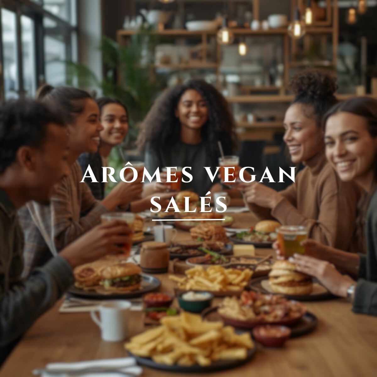 Création Visuel pour le post :Les arômes végan salés : le secret pour séduire la Gen Z