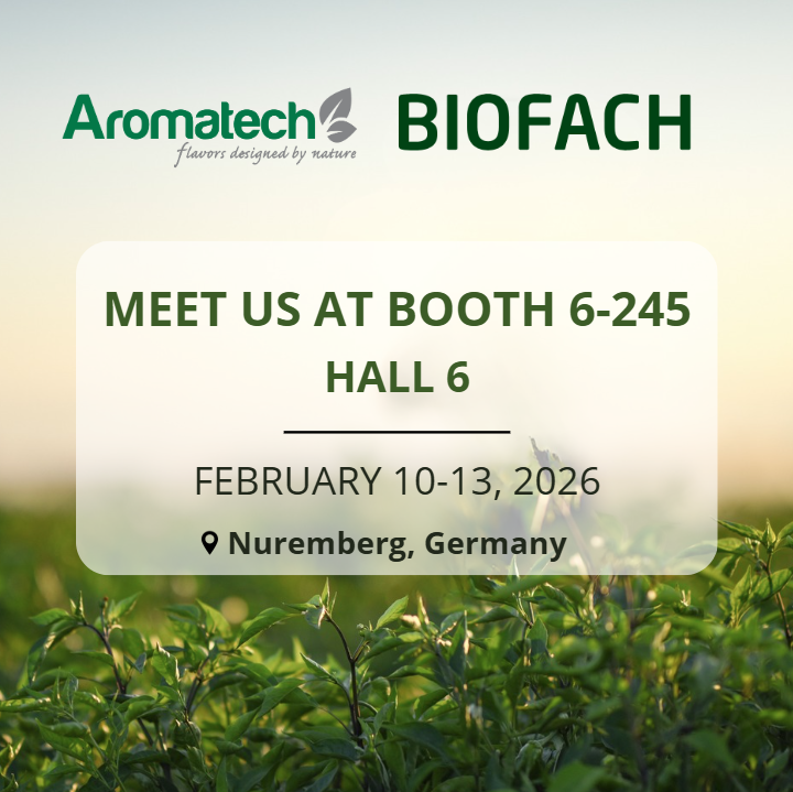 Aromatech sera présent au Biofach 2026 !