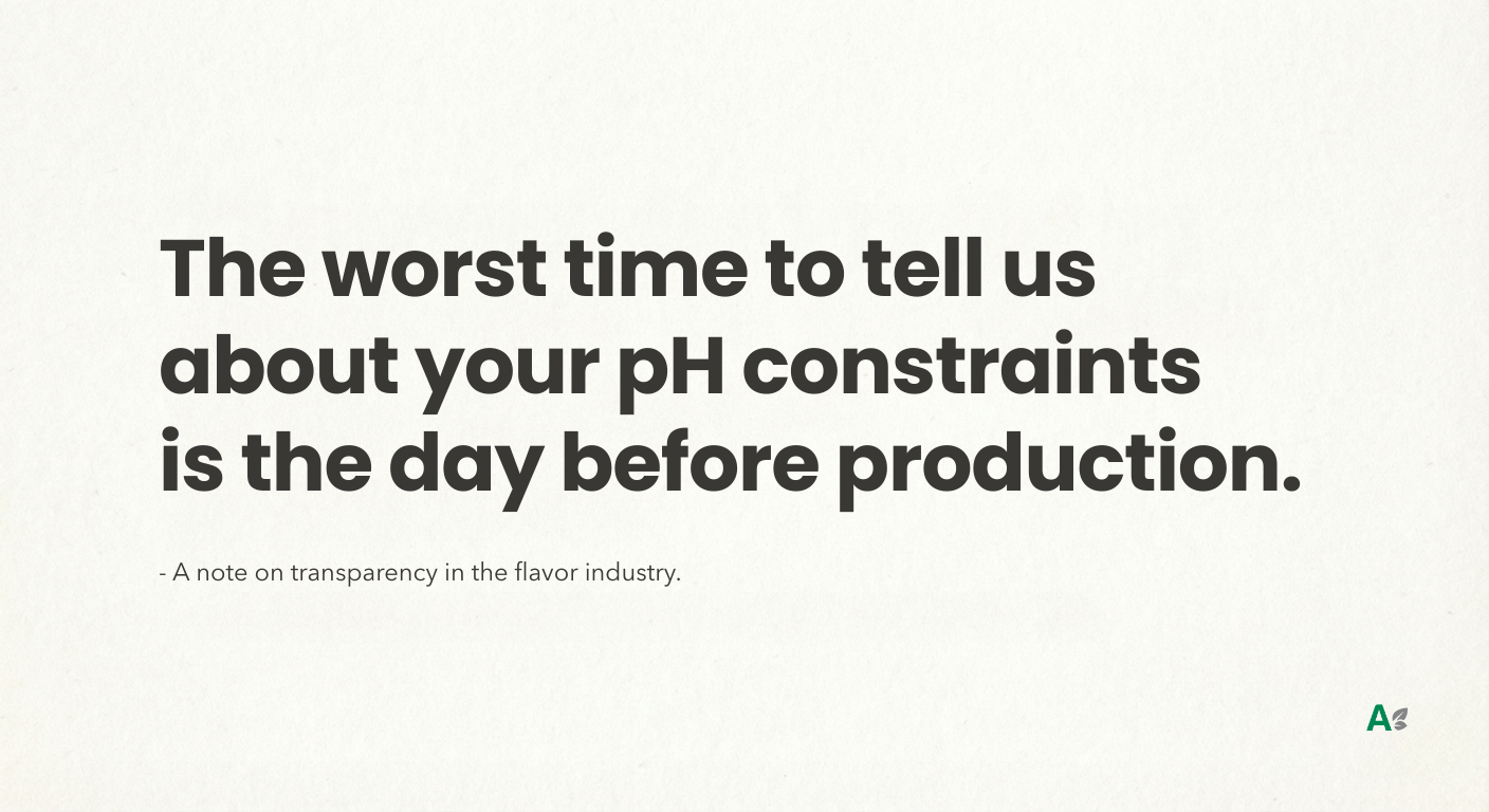 Création Visuel pour le post :Una Nota sobre la Transparencia en la Industria de Sabores