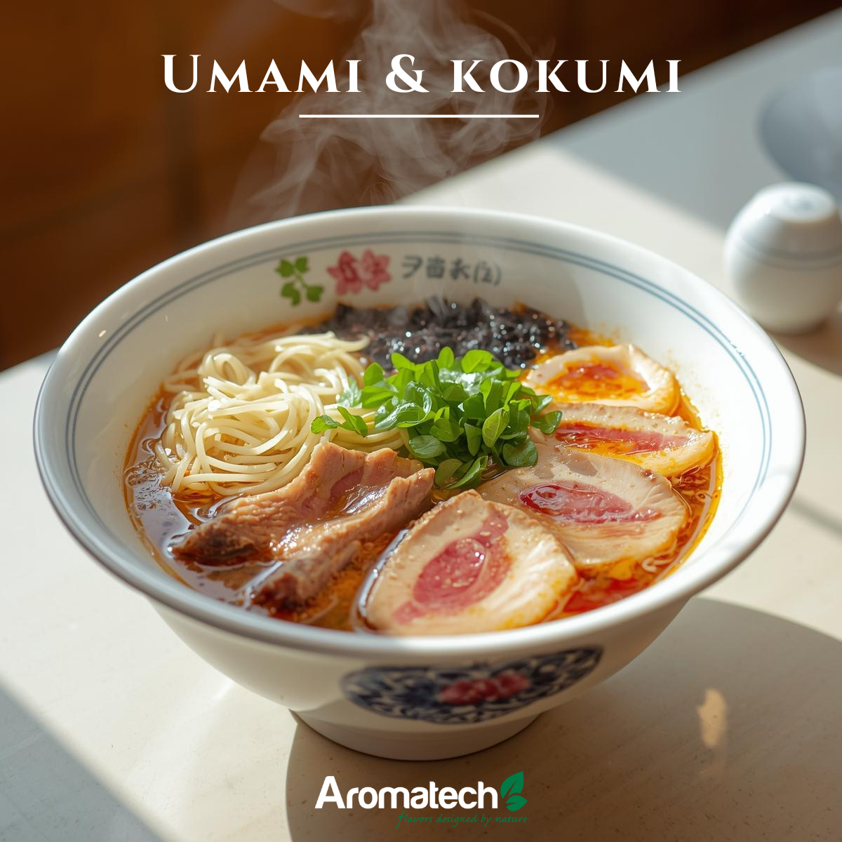 Création Visuel pour le post :Tendance Umami & Kokumi : la vision Aromatech