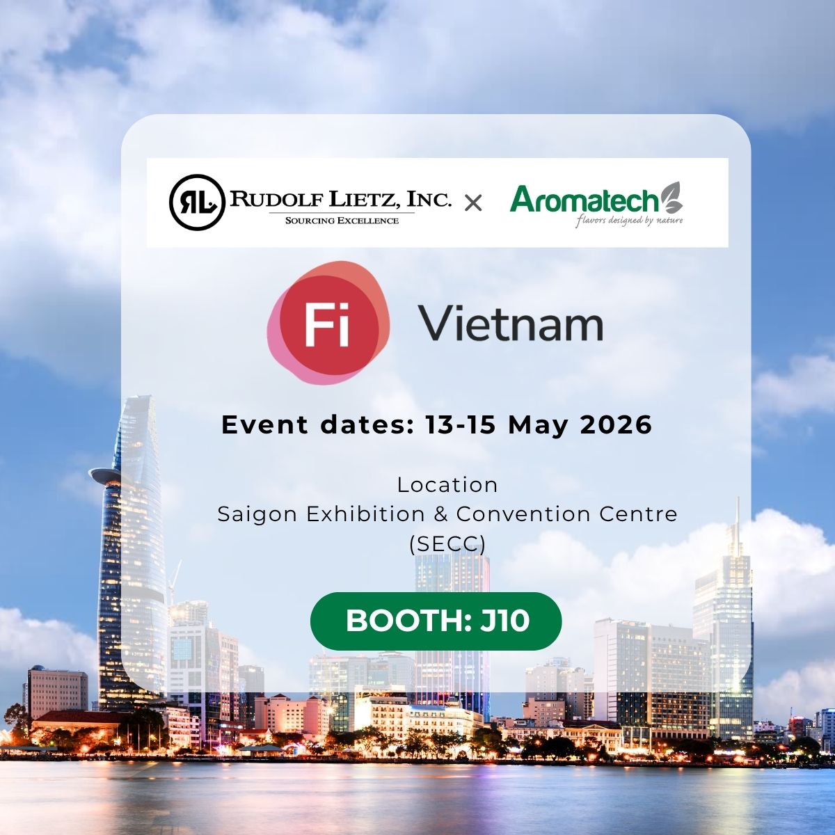 Création Visuel pour le post :See you at FI Vietnam 2026