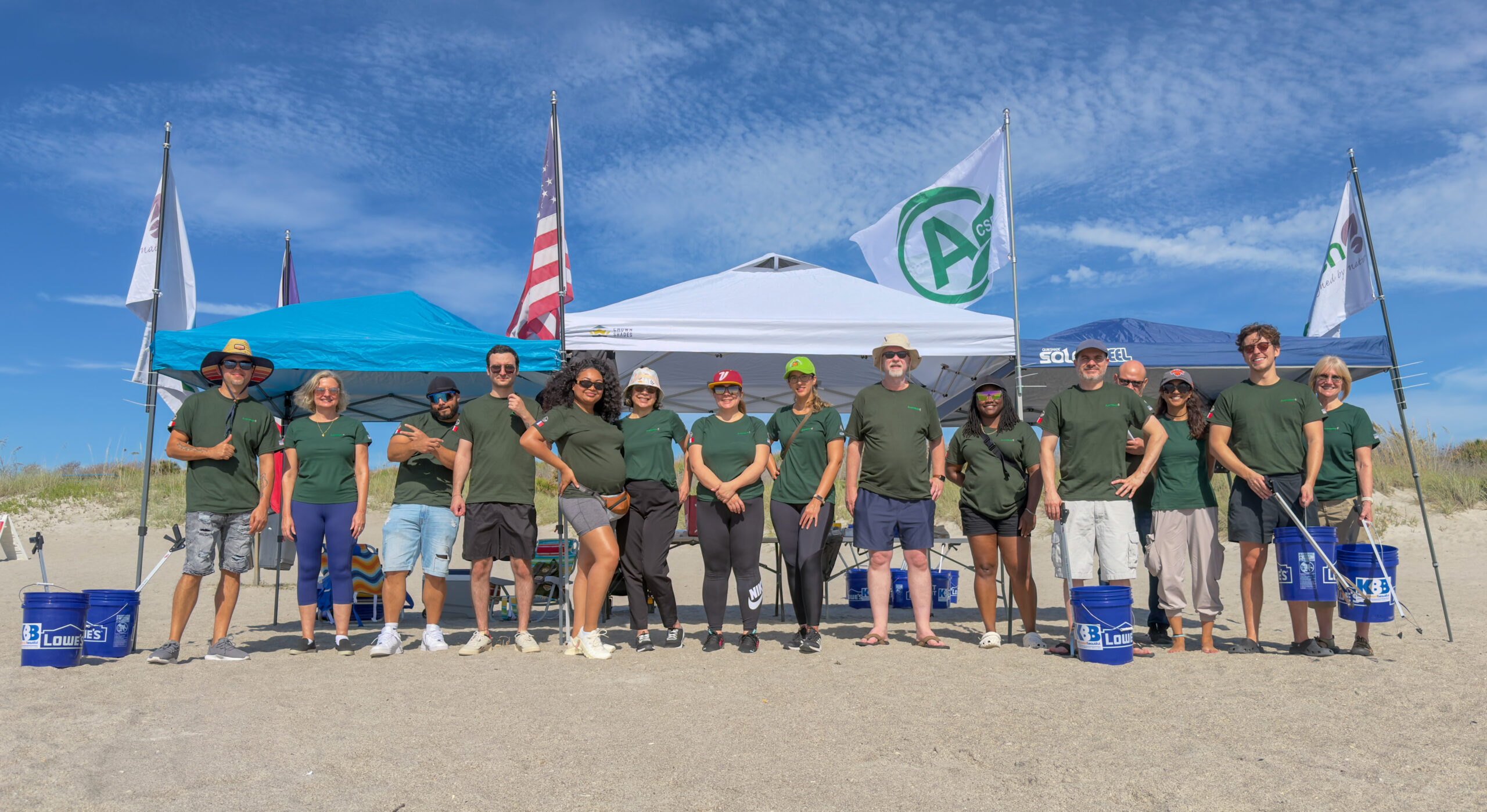 Création Visuel pour le post :Aromatech beach cleanup World Ocean Day 2026