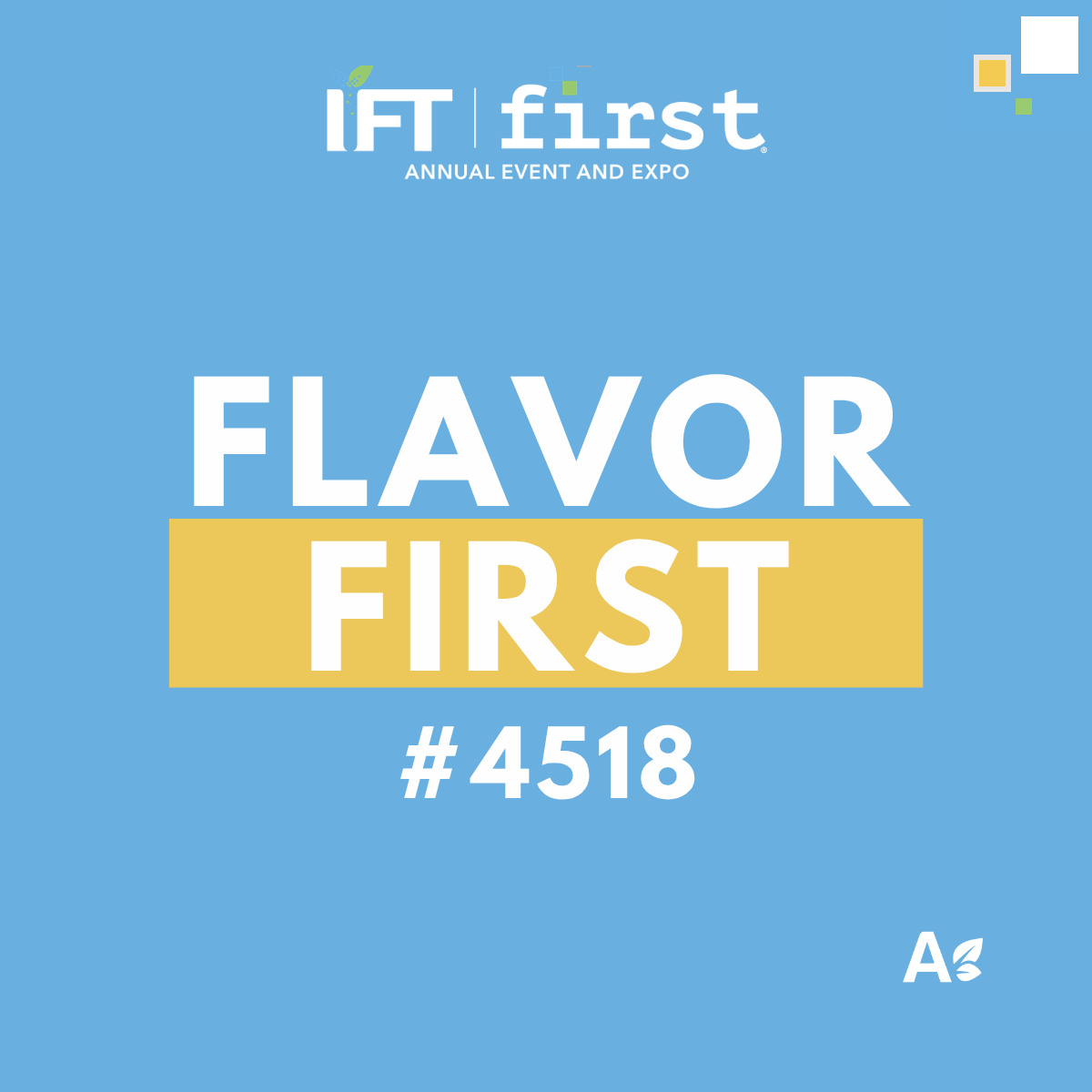 Création Visuel pour le post :Aromatech at IFT FIRST 2026