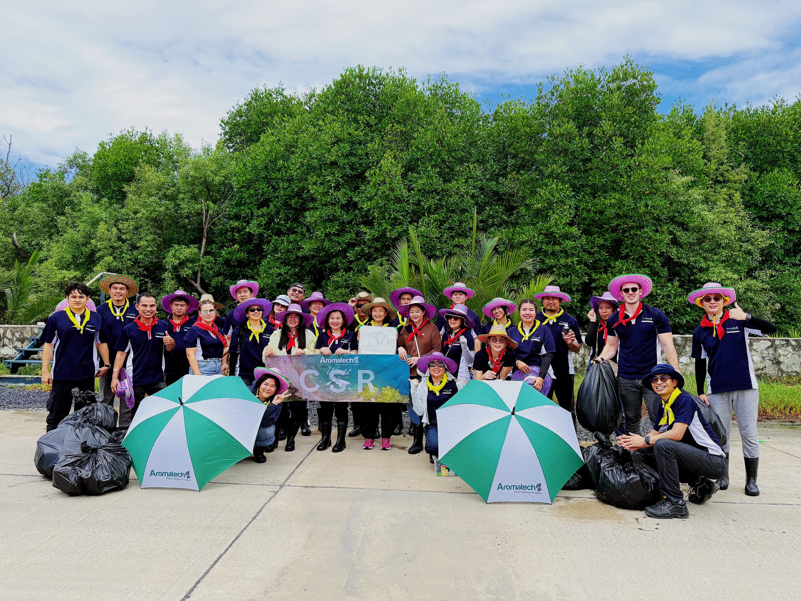 Création Visuel pour le post :🌊 Aromatech Thailand for World Ocean Day 2026! 💙